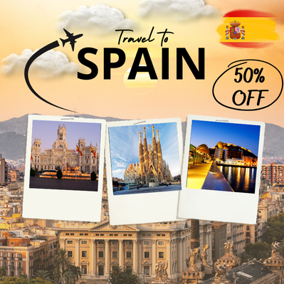 Offres spéciales sur les vols vers l’Espagne ! Voyagez au meilleur prix au départ de l’Algérie vers Madrid, Barcelone, Alicante et Palma.