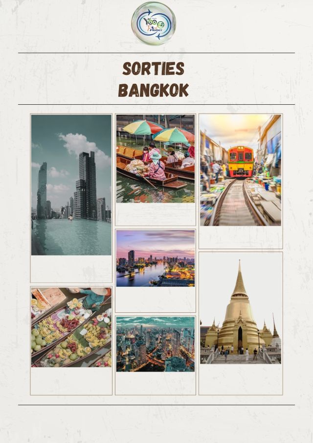 🏙️ Bangkok Visite du marché flottant, Visite du marché du train (Maeklong)