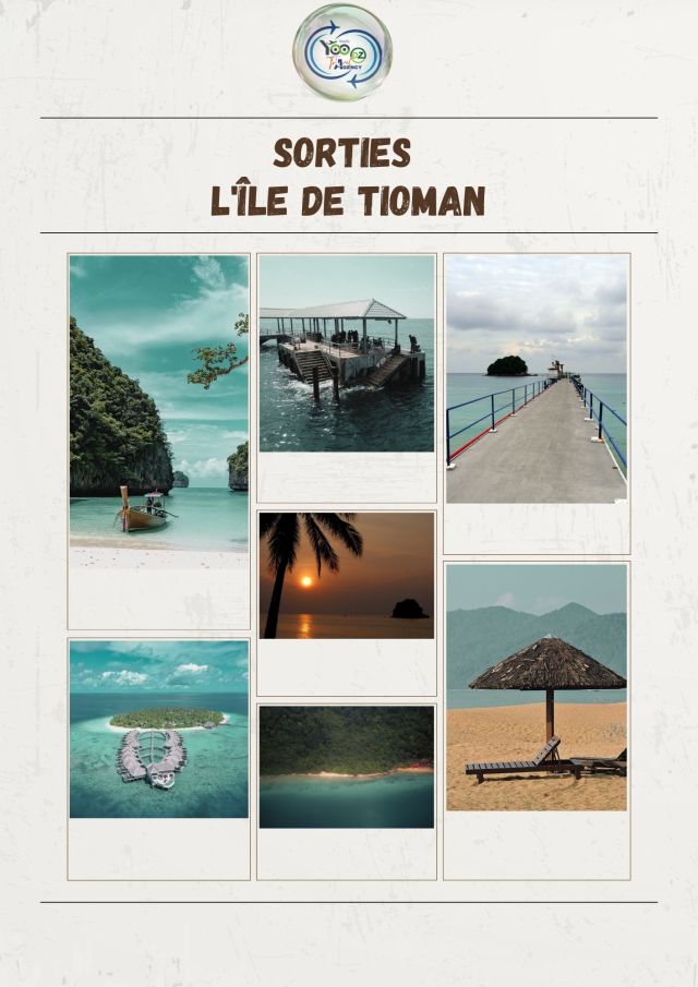 ✅Excursion bateau + ✅snorkeling à Tioman