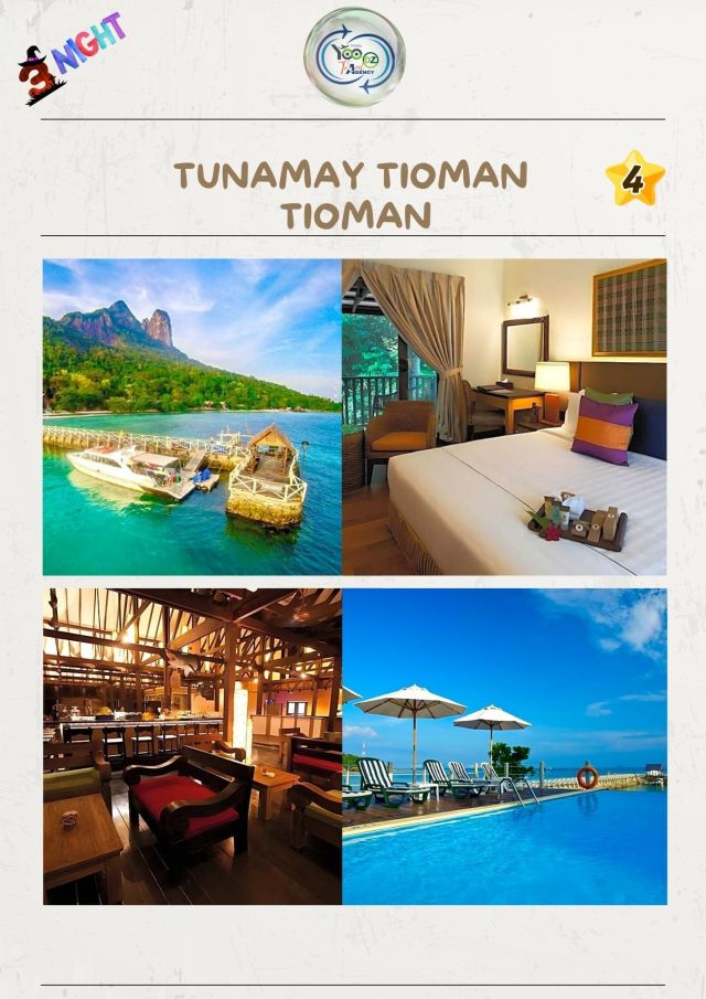 🟡 3 nuits à Tunamay Tioman Hotel 4★ – Île de Tioman
