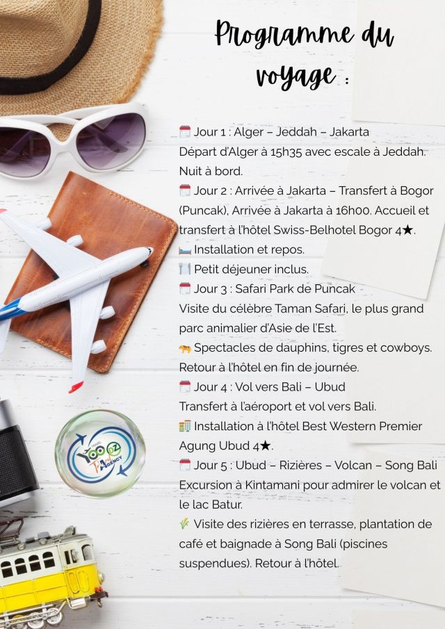 👉Programme séjour