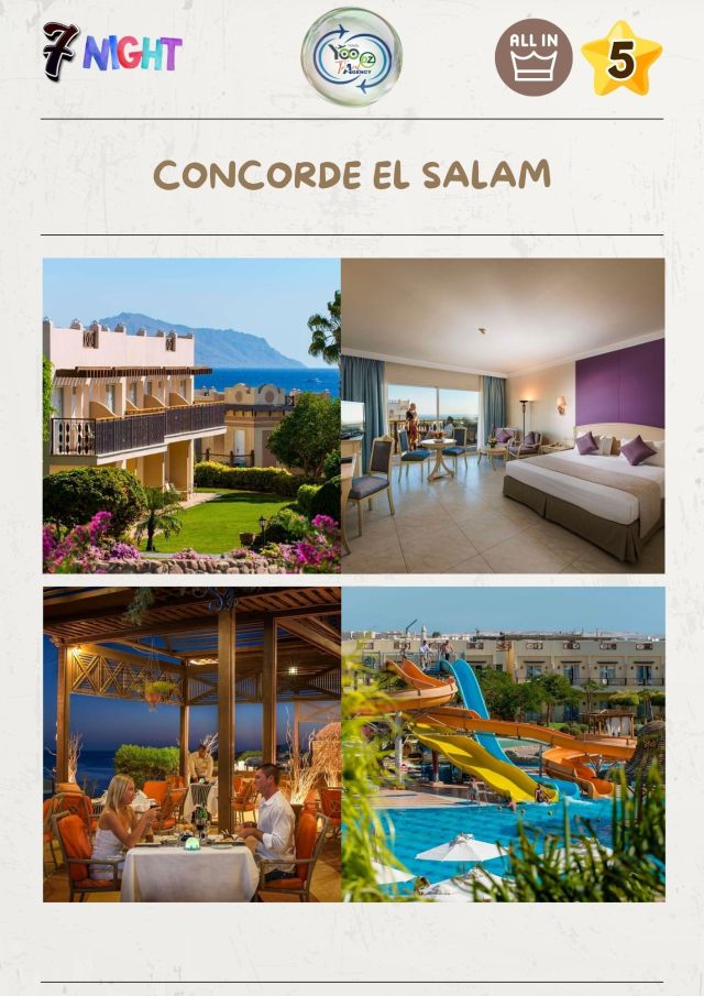 💒el Concorde El Salam 5★ – All Inclusive Soft