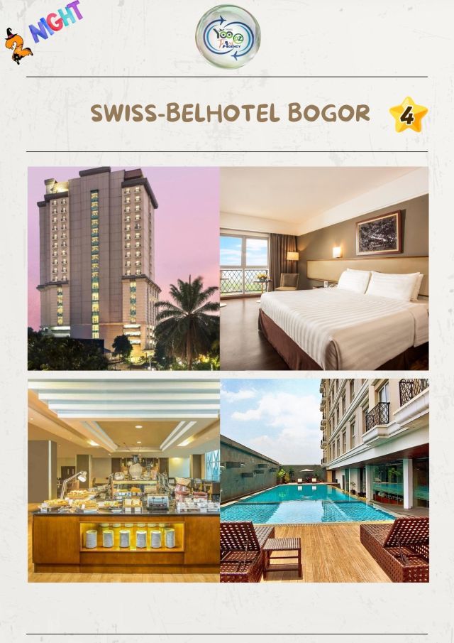 👉Swiss-Belhotel Bogor – Puncak : 2 nuits