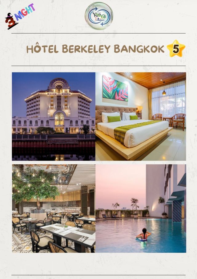 📍 Bangkok – 3 nuits Hôtel Berkeley 5★